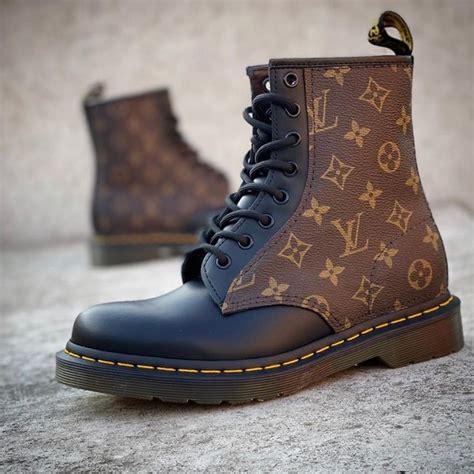 louis vuitton doc martens boots|louis vuitton leather ankle boots.